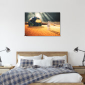 Somewhere Else – Facing the World キャンバスプリント (インサイチュ (寝室))