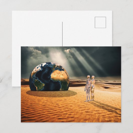 Somewhere Else – Facing the World ポストカード (正面/裏面)