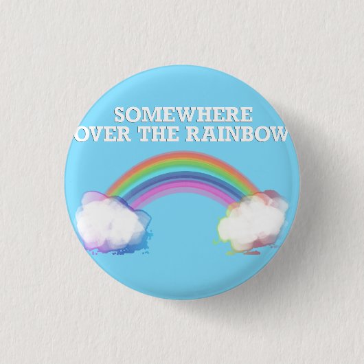 Somewhere over the Rainbow 缶バッジ (正面)