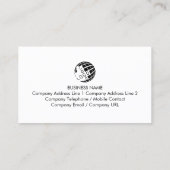 Sommelier Food Beverage Monogram 名刺 (裏面)