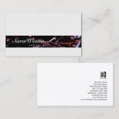 Sommelier Script Wine Flow Business Card 名刺 (正面/裏面)
