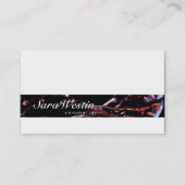 Sommelier Script Wine Flow Business Card 名刺 (正面)