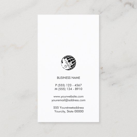 Sommelier Wine Connoisseur Monogram 名刺 (裏面)