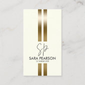 Sommelier Wine Connoisseur Monogram 名刺 (正面)