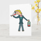 Sommelier Wine Tasting カード (黄色い花)