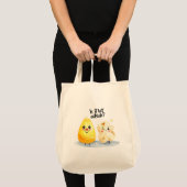 Sommer ist zu heiß, popcorn トートバッグ (正面(商品))