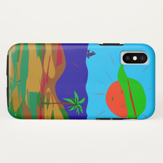 Sommer, Sonne Case-Mate iPhoneケース (裏面(横))