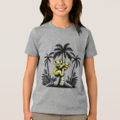 Sommer Sonne Palmen und Koalas トライブレンドＴシャツ (正面)