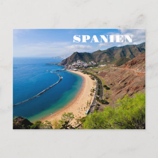 Sommer-Sonne-Strand-Spanien ポストカード