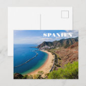 Sommer-Sonne-Strand-Spanien ポストカード (正面/裏面)