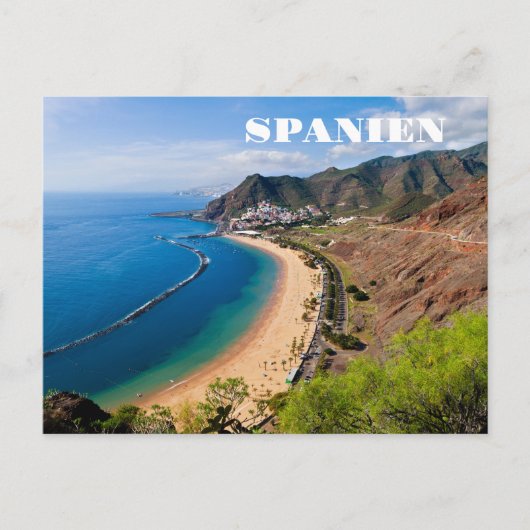 Sommer-Sonne-Strand-Spanien ポストカード (正面)