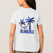 Sommer Sonne und Meer - Saludos - Palmendekor トライブレンドＴシャツ (裏面)
