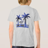 Sommer Sonne und Meer - Saludos - Palmendekor トライブレンドＴシャツ (裏面)