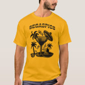 Sommer Sonne und Meer - "SALUDOS" - Segaspics Tシャツ (正面)