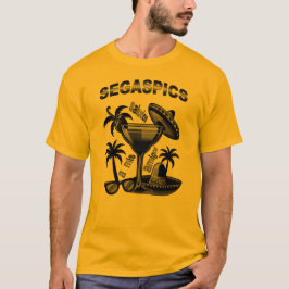 Sommer Sonne und Meer - "SALUDOS" - Segaspics Tシャツ