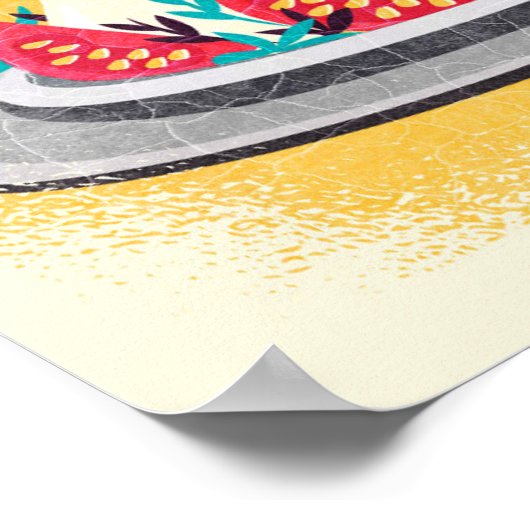 Sommer Tomate Borratta  ポスター (角)