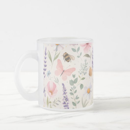 Sommerliche Tasse フロストグラスマグカップ (左)