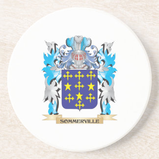 Sommervilleの紋章付き外衣-家紋 コースター
