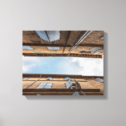 Sommieres France旅行写真 キャンバスプリント (正面)