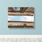 Sommieres France旅行写真 キャンバスプリント (インサイチュ (ウッドフロア))