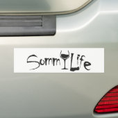 SommLifeのバンパーステッカー バンパーステッカー (車上)