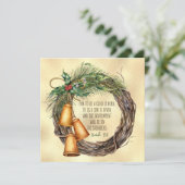 SONクリス与えマス聖なる書物、 経典リースエレガントHol シーズンカード (スタンド正面)