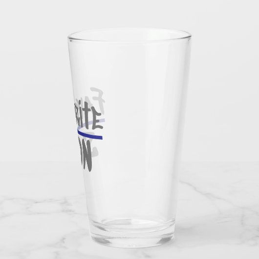 SONユーモアお気に入りのブラザーノベルティ タンブラーグラス (左)