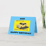SON誕生日おもしろい カード<br><div class="desc">正おもしろい直なジョーの車販売のSON誕生日カード</div>