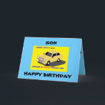 SON誕生日おもしろい カード<br><div class="desc">正おもしろい直なジョーの車販売のSON誕生日カード</div>