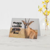 *SON*お父様の日のお願いをお見せします カード (黄色い花)