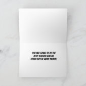 **SON**が「先生」おめでとう カード (内部)