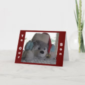 ***SON***このハッピーパップは特別なクリスマスを表示 シーズンカード (正面)