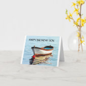 「SON」に対して非常に幸せな「誕生日」を持つ カード (黄色い花)