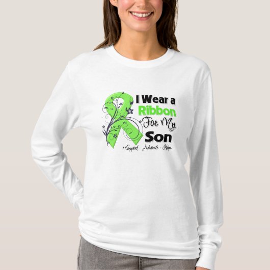 Son – リンパ腫リボン tシャツ (正面)