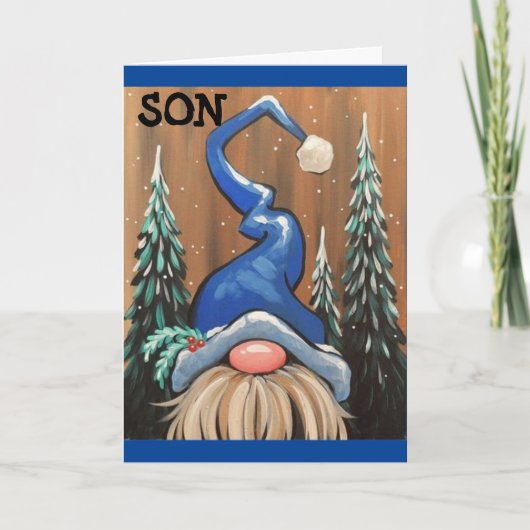 *SON*格言が「クリスマス応援」を追い求めている シーズンカード (正面)