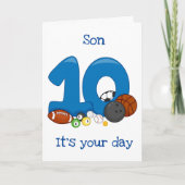 ***SON*** 「10th」誕生日・カード カード (正面)