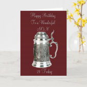 SON 21誕生日カード カード (黄色い花)