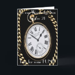 SON 21ST誕生日カード カード<br><div class="desc">可能カスタマイズ.</div>