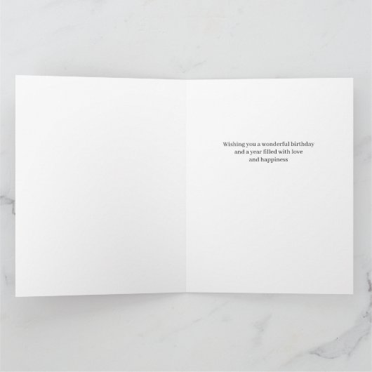 Son 6 Photo Collage Any Age Big誕生日 カード (内部)