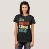 Son Brother Gamer Legend For Teenage Boys 2023 Gam Tシャツ (正面フル)