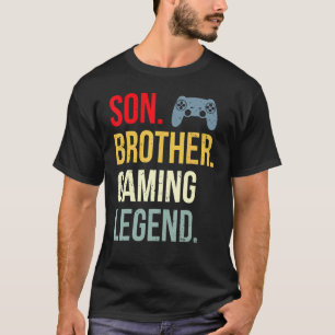 Son Brother Gamingビデオゲーマー Tシャツ