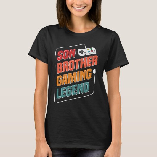 Son Brother Gaming Legend  1 Tシャツ (正面)