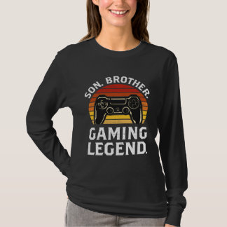 Son Brother Gaming Legend Teenage Boy Gaming Tシャツ
