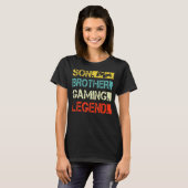 Son Brother Gaming Legend Video Gamer For Boys Ki Tシャツ (正面フル)