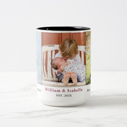Son & Daughter Day Mug – Love & Family Gift ツートーンマグカップ (中央)
