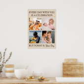 Son & Daughter Day Poster – Family Love Gift   ポスター (キッチン)