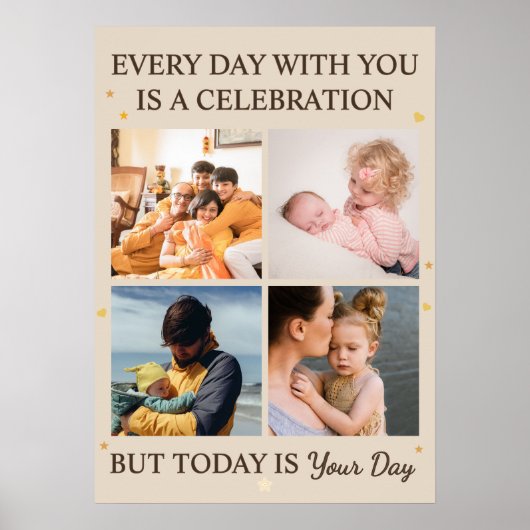 Son & Daughter Day Poster – Family Love Gift   ポスター (正面)