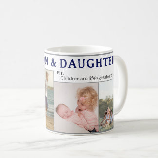 Son & Daughter Personalized Coffee Mug Gift コーヒーマグカップ