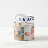 Son & Daughter Personalized Coffee Mug Gift コーヒーマグカップ (中央)
