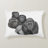 Son Gorilla Cushion By AGE. Gorilla Life アクセントクッション (正面)